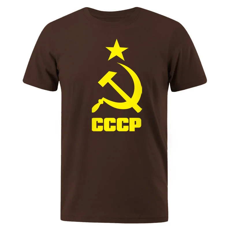 Мужская футболка, лето, CCCP, русские футболки для мужчин, для СССР, Советского Союза, Мужская футболка с коротким рукавом, футболки для мужчин, футболки из хлопка с круглым вырезом