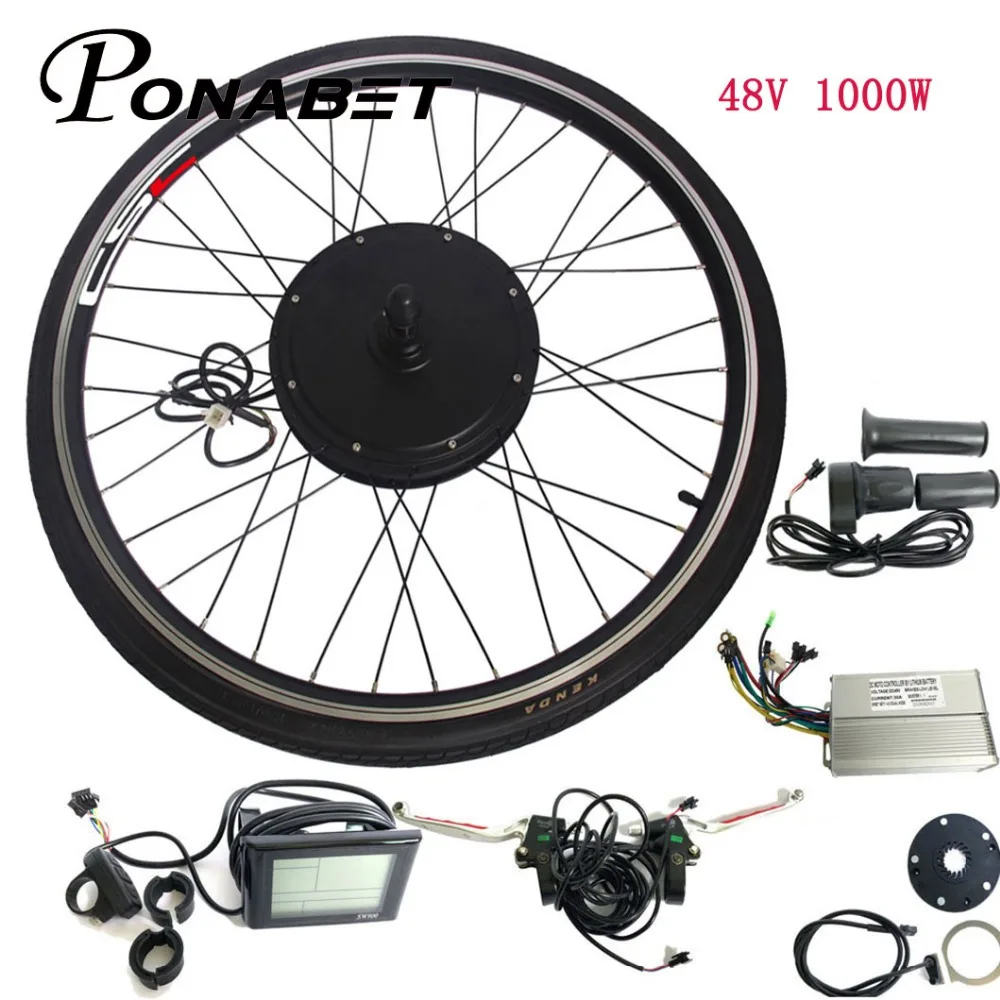 1000W Electric bike conversion kit Rear Wheel 20 24 26 27.5 27 28 29