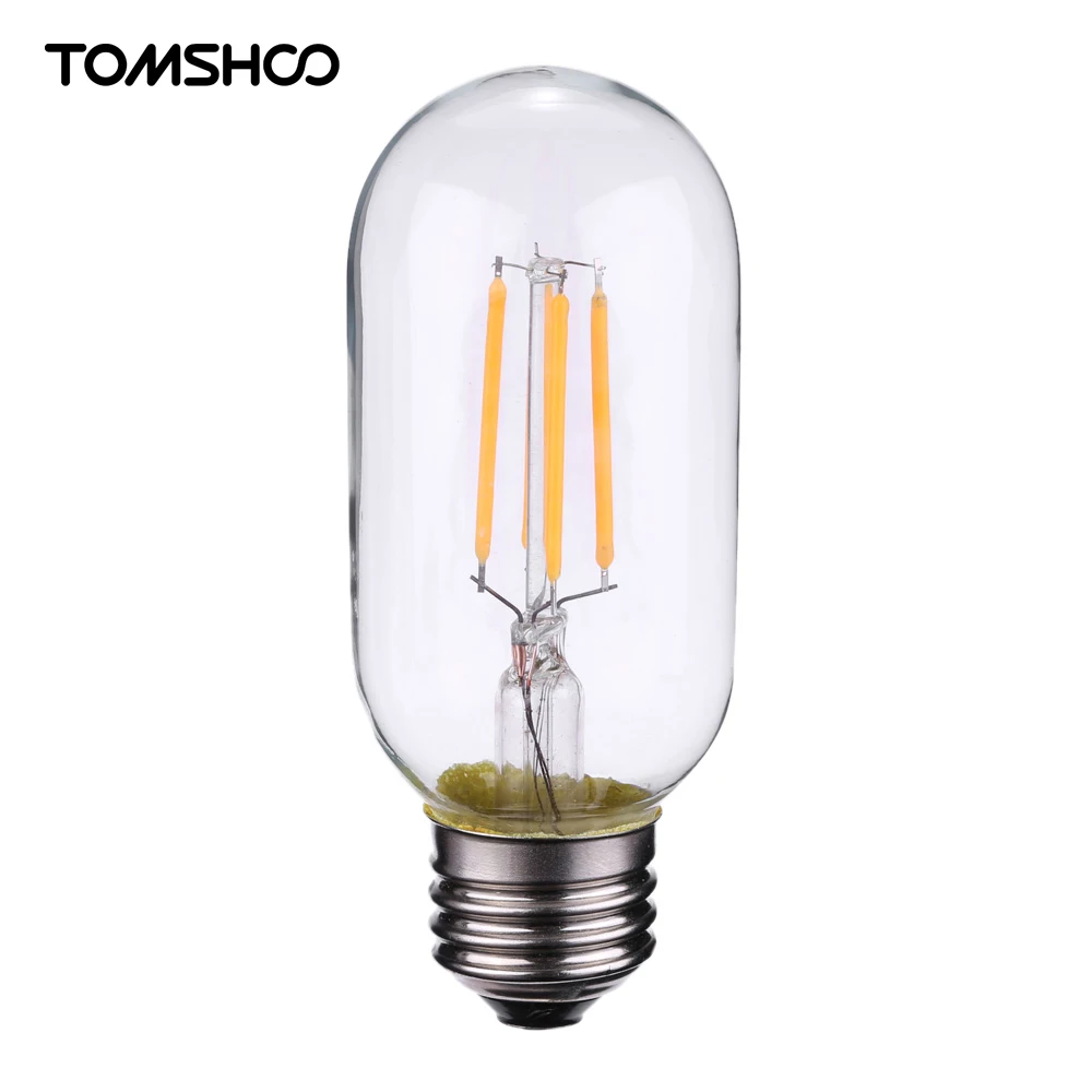 Tomshine 4 Вт T45 светодио дный лампа накаливания Edison Стиль свет E26 база античная Винтаж Ретро фестиваль праздничные украшения теплый белый