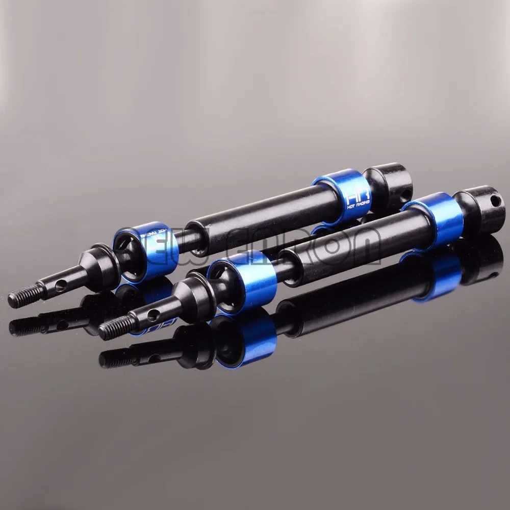 

NEW ENRON 2PCS Hard Steel Swing Shaft Splined CVD HR-STRV2125 For TRAXXAS 1/10 REVO 2.5 3.3 E-REVO BLUE 1:10