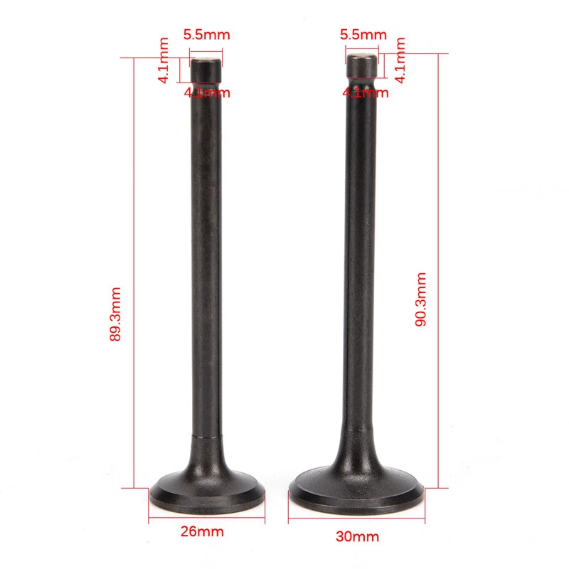 Motorcycle Engine Valve Intake Exhaust Stem Valve For Suzuki GN125 GS125 GS GN 125 125cc Durable Intake Exhaust Parts 2PCS Motorcycle Engine Valve Intake Exhaust Stem Valve For Suzuki GN125 GS125 GS GN 125 125cc Durable Intake Exhaust Parts 2PCS