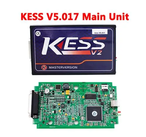 Онлайн ЕС красный 4 светодиодный Kess V2 5,017 OBD2 менеджер Тюнинг Комплект красный KTAG V7.020 без маркера K-TAG 7,020 мастер V2.47 ЭКЮ программист - Цвет: KESS 5.017MAIN