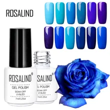 

Rosalind 7ml Hybrid Nail Gel Polish Manicure Nail Art Gel Varnish Printer Blue Color Series Soak Off Uv Led Gel Polish Lacquer
