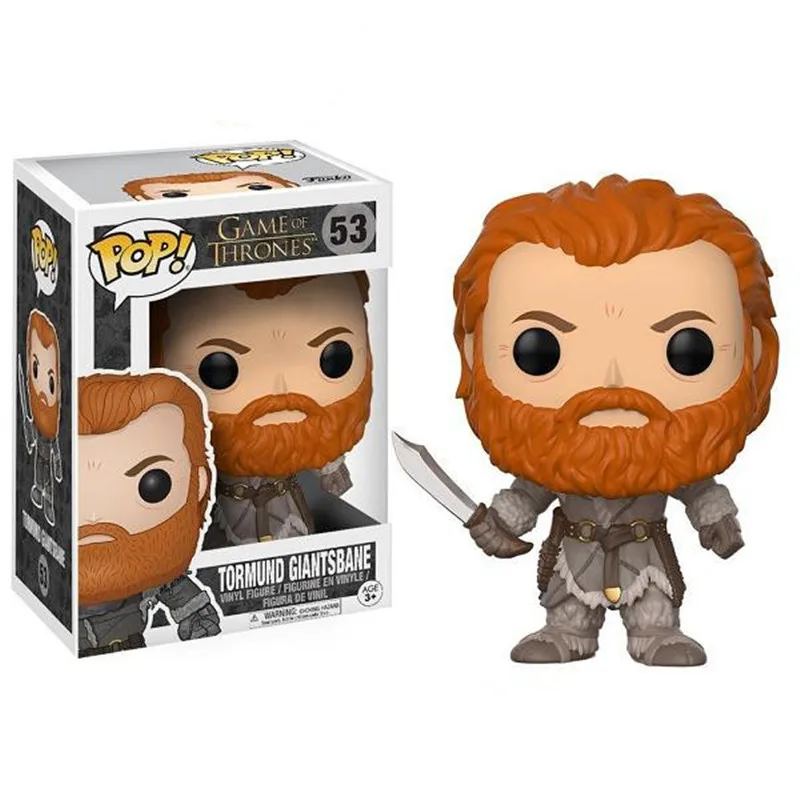 FUNKO POP Song Of Ice And Fire Игра престолов Джон Сноу Бран серсей тормунд Виниловая фигурка