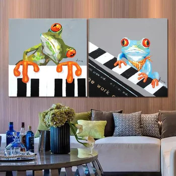 

Piano Concert Direct From Artist Hand painted Modern Abstract Oil Painting On Canvas Wall Art Gift Decoration No Framed CT040