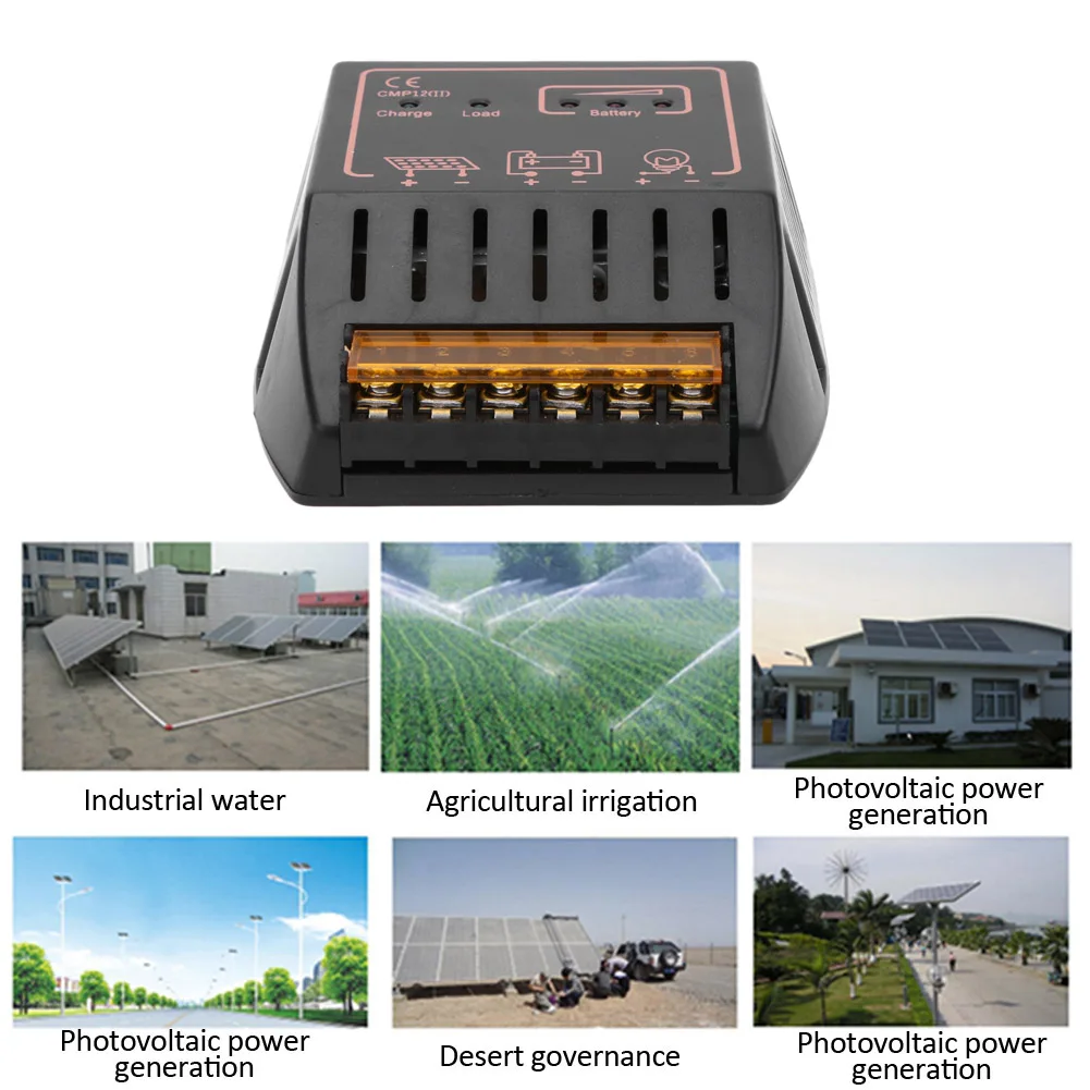 

Photovoltaic Solar Panel Controller 20A 12V/24V Solar Regulator PWM Solar Panel Battery Charge Controller Regulator Kit Electric