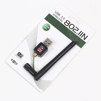 

Mini 150Mbps USB WiFi Wireless Adapter Network Networking Card LAN Adapter + 2dBi Antenna + CD Driver Wholesale 100pcs/lots