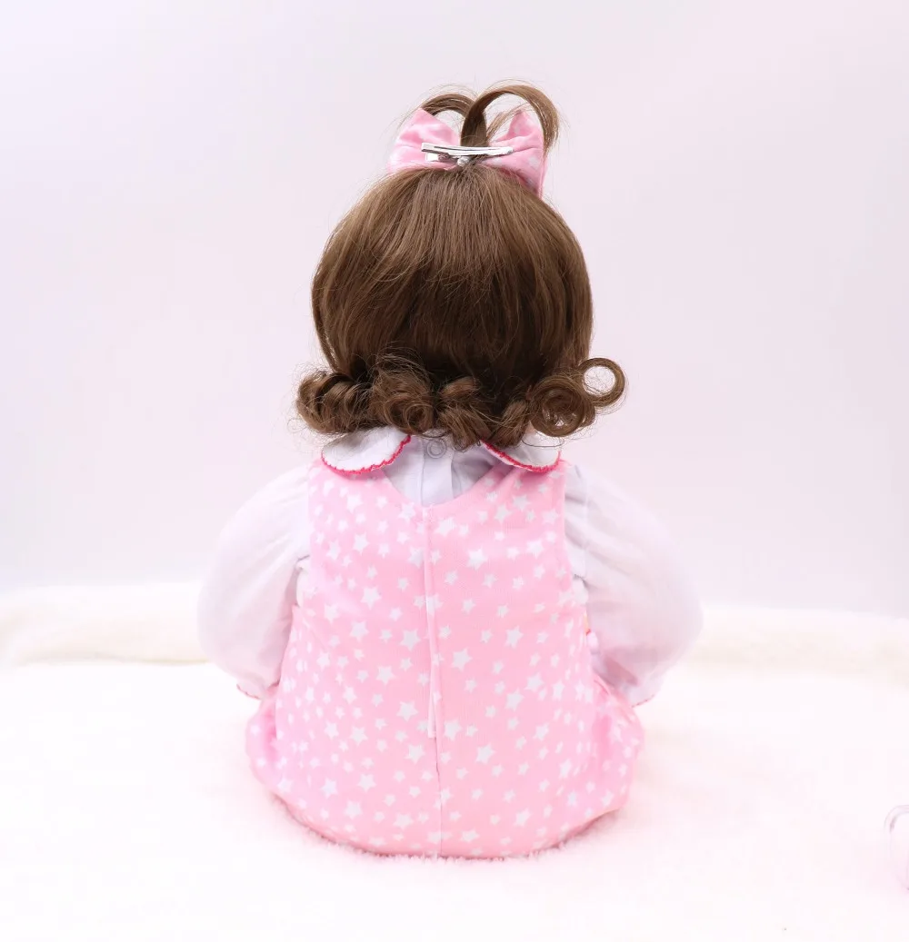 55 см Силиконовые Reborn куклы Baby живой реалистичный Boneca Bebe реалистичные настоящая