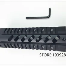 AR-15 M4 Handguard карабин 6,7 дюймов Airsoft рис Quad Rail 2 шт. Drop-In с креплением для крепления рельсов саморезы