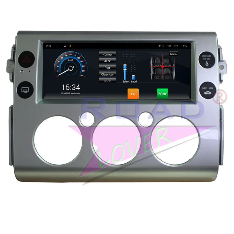 Roadlover Android 7 1 Автомобильный мультимедийный радиоприемник для Toyota Land Cruiser FJ 2006 2017