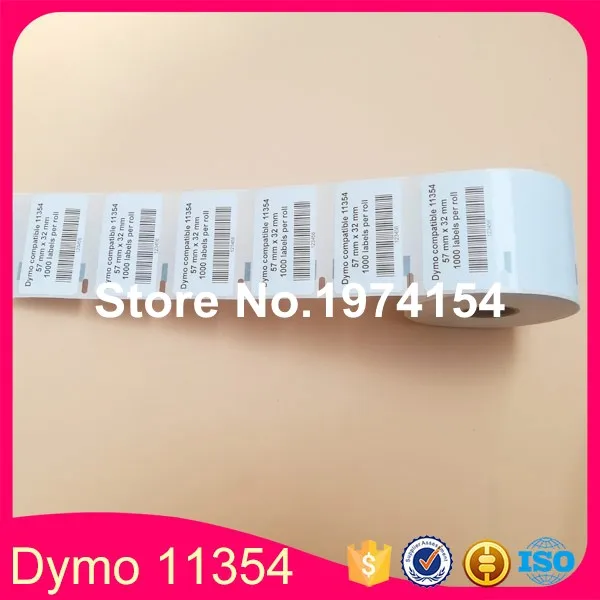 4 x Rolls Dymo Compatible Labels 11354 1354 Multipurpose labels 57mm x 32mm 1000 Labels Per Roll adhesive sticker label