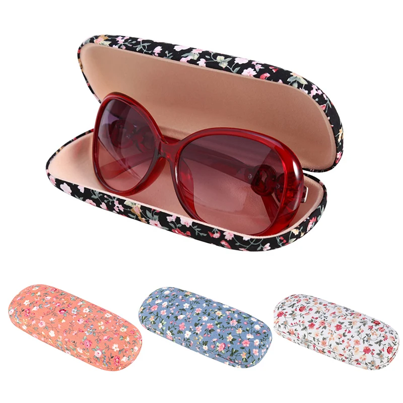 Sunglasses Hard Eye Glasses Cases Pastoral Style Eyeglass Case for