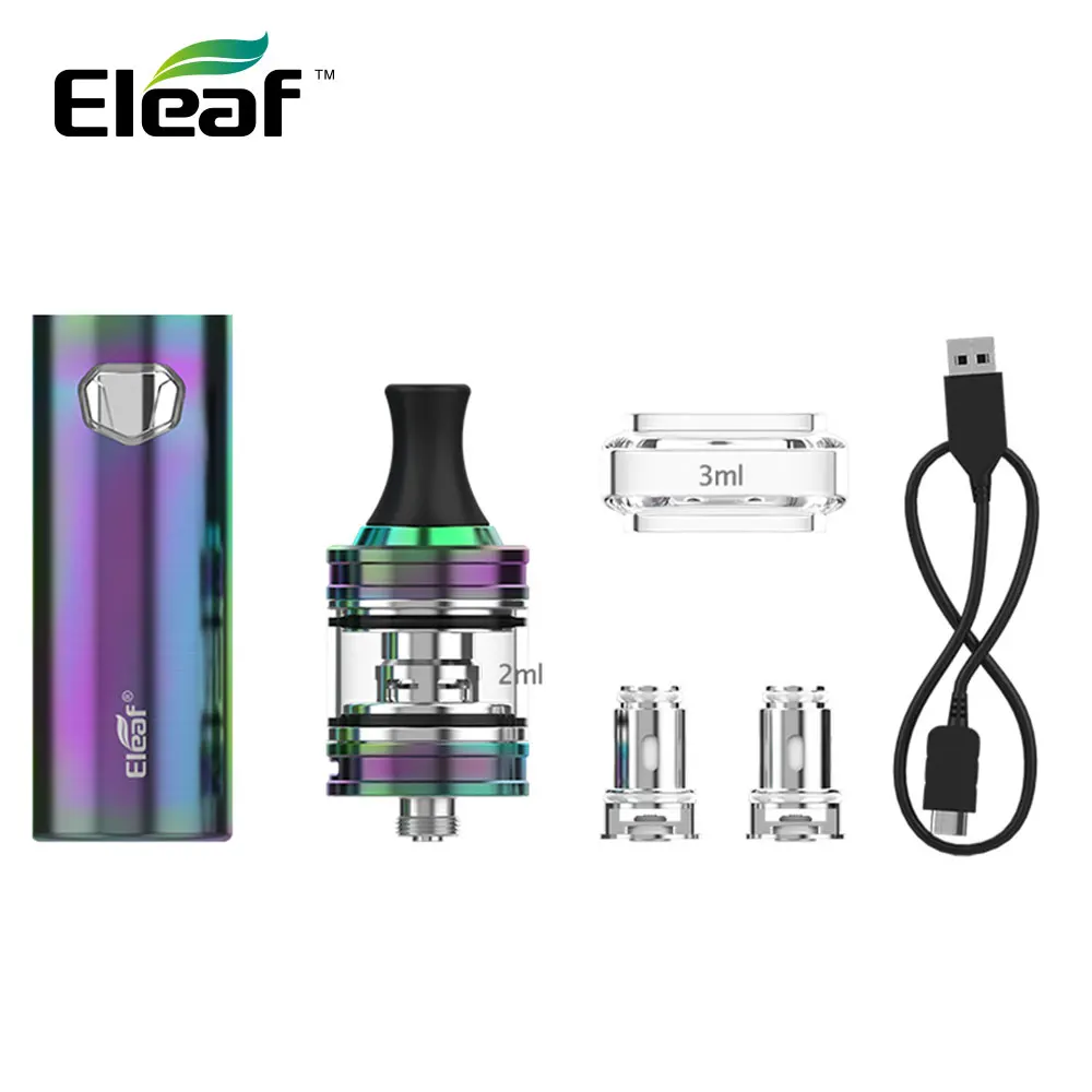 Хит! Eleaf iJust мини Vape Kit 1100 мАч с батареей и 2 мл распылитель новая GT катушка для MTL/DL