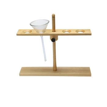

Lab Instruments Funnel Stand Wood Funnel Rack Adjustable Height Holder Adjustable Up And Down Wooden Funnel Stand For Laboratory