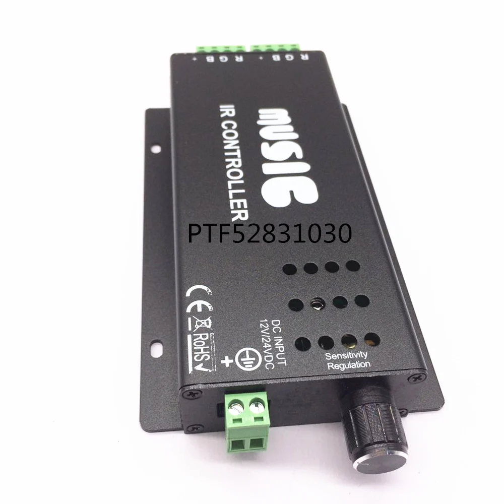 2017 Лучшая цена DC12 24V 24 клавиши музыкальный контроллер ИК пульт RGB чувствительный к