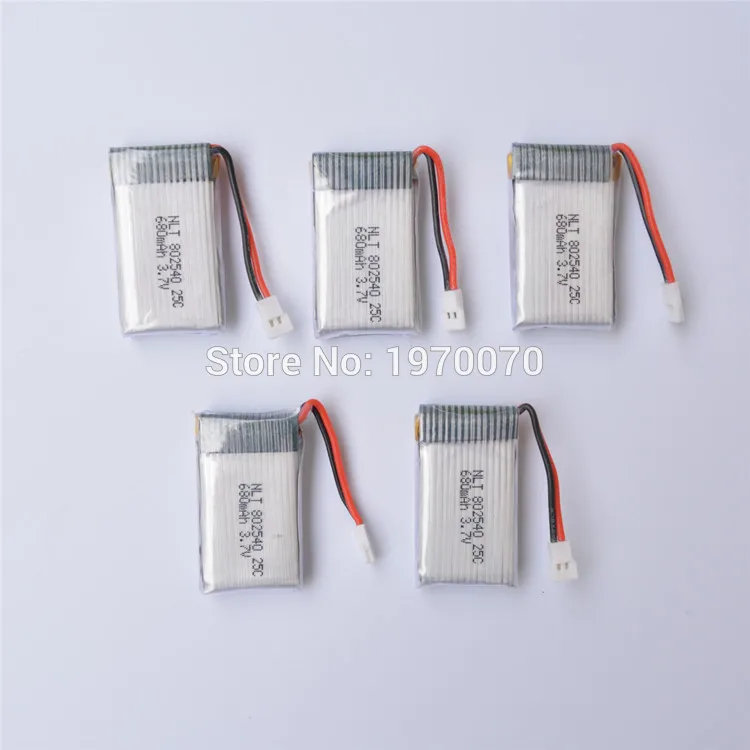 SYMA X5 X5C X5SW 650Mah 3 7 V Lipol батарея истинная емкость батареи для радиоуправляемого