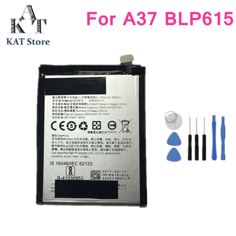 BLP615 2550mAh аккумулятор для телефона Oppo A37 батарея Замена Высокое качество AAA