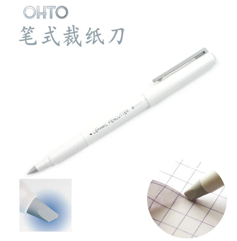 

Japan OHTO Ceramic Paper Cutter CP-25 Pen Knife Wearable Durability [Do Not Force The Cutting] 1PCS