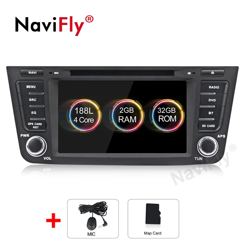 Navifly 2din 2+ 32G Android 9,1 автомобильный gps-навигатор для Geely Emgrand GX7 EX7 X7 автомобильный Радио Аудио dvd-плеер FM AM BT wifi gps карта - Цвет: car dvd