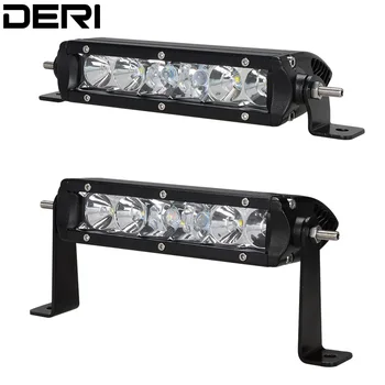

7 inch Straight LED WorK Light Bar 30W Single Row Combo Flood Spot Beam Flog Lamp 12V 24V For Jeep Car Truck Motorcycle SUV UAZ