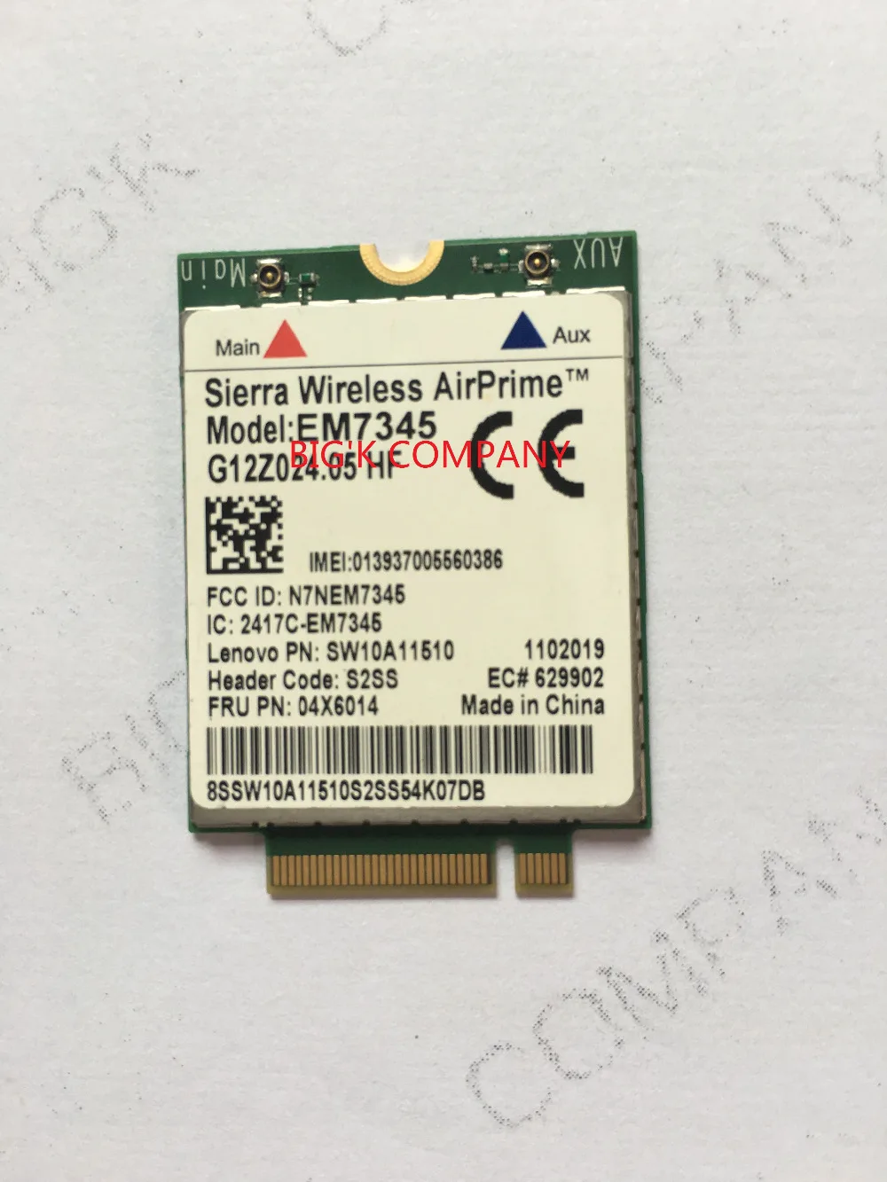 Prix pour JINYUSHI Pour EM7345 FRU 04X6014 Nouveau et Original GOBI5000 4G Module NGFF carte wwan pour thinkpad T440 W540 T440P T440s X240 X250 Prix pour JINYUSHI Pour EM7345 FRU 04X6014 Nouveau et Original GOBI5000 4G Module NGFF carte wwan pour thinkpad T440 W540 T440P T440s X240 X250