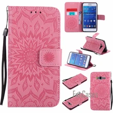 En relieve de la flor de la funda samsung galaxy Grand Prime funda G530 G530H para Grand Prime duos SM-G530H caso