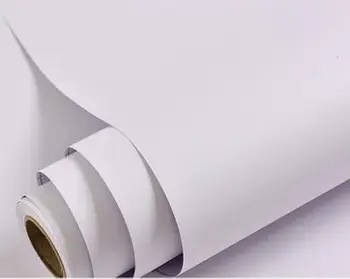 

Pvc self-adhesive wallpaper bedroom wallpaper solid color dormitory bedroom wall stickers furniture renovation stickers