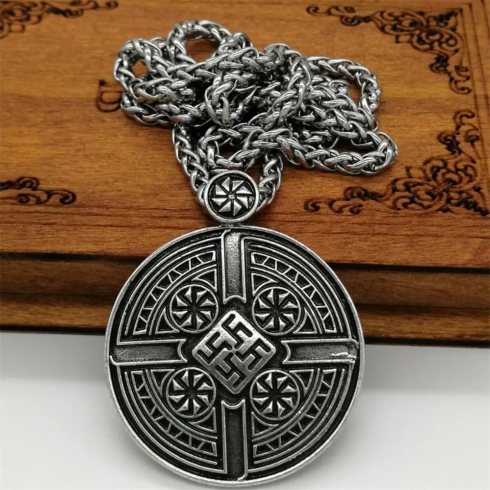 Коловрат Русь амулет со звездой амулеты Перун Викинг ювелирные изделия языческий талисман 1