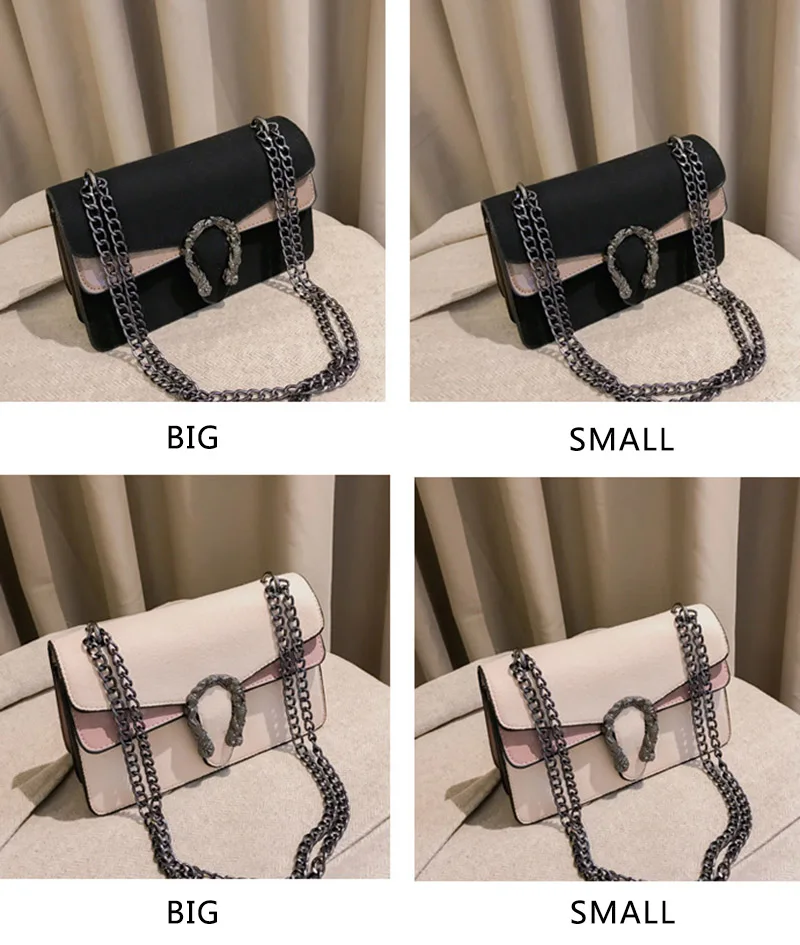 Women Fashion Design Chains Shoulder Bag Luxury Leather Female Exuqisite Handbag Holiday Crossbody Lady Casual Flap Bolsa SS3497 (2)