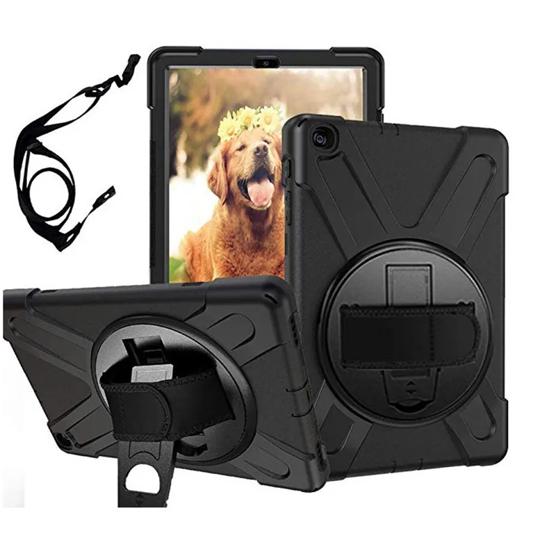 Силиконовый чехол tab A T515 T510 10 1 funda 360 Вращающийся для планшета противоударный samsung