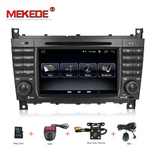 7″HD 1024×600 Quad core Car DVD Android 8.1 for Mercedes/Benz C Class W203 c200 C230 C240 C320 C350 CLK W209 GPS Radio WiFi