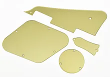 KAISH LP Pickguard Cavity Covers Turss varilla cubierta para Gibson Les Paul oro espejo