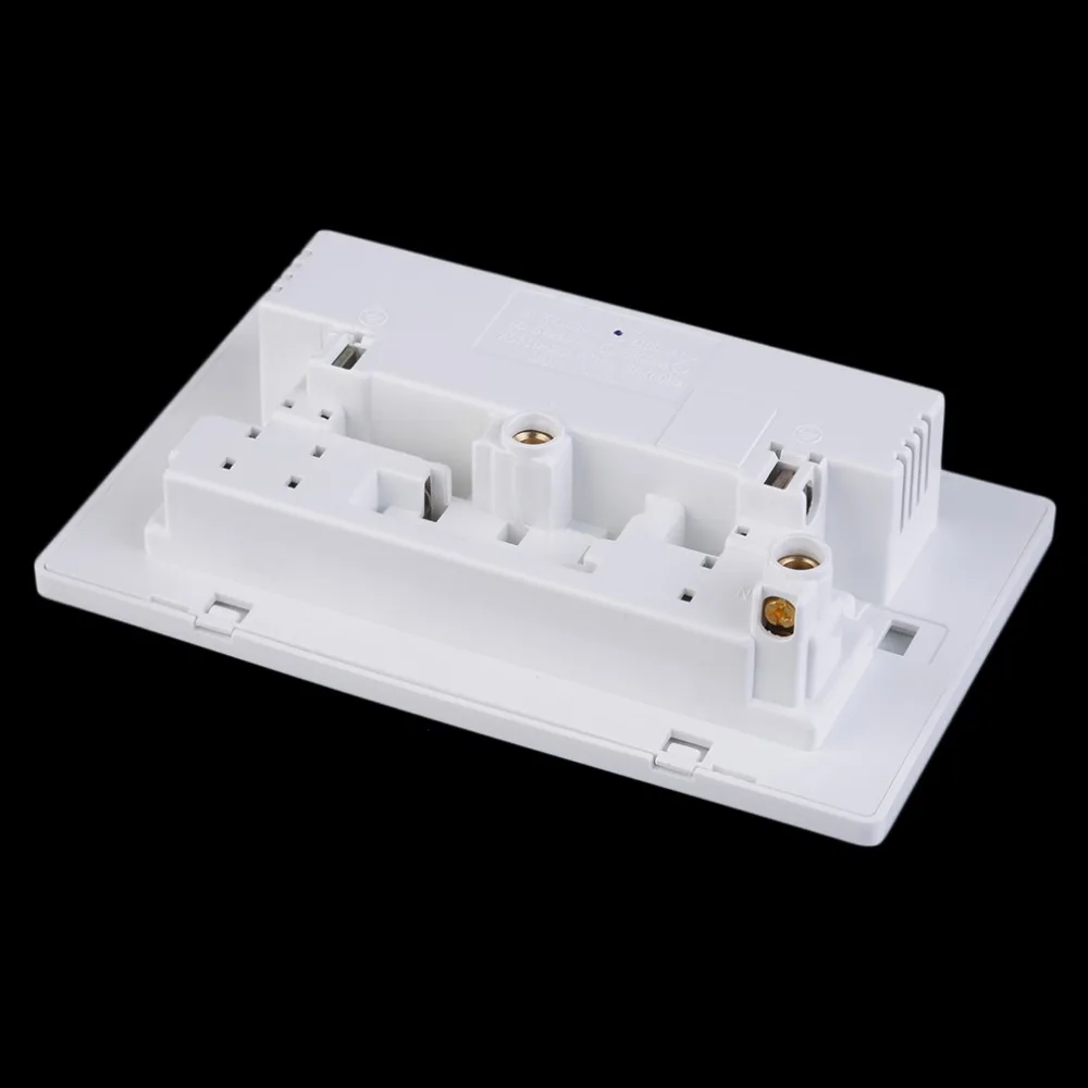 

2 Gang Wall Socket Dual USB Port Outlets Plate Panel Power Supply UK Plug