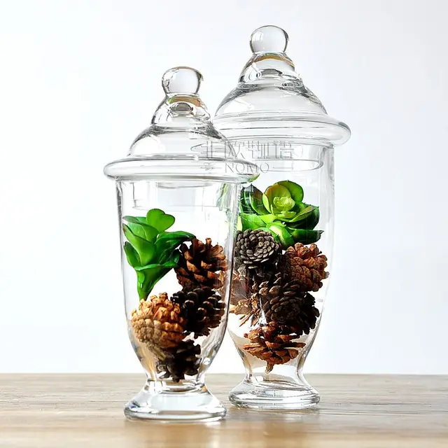 The Nordic Modern Decorative Ware American Country Louis Glass Cool Decorative Glass Storage Jars The Nordic Modern Decorative Ware American Country Louis Glass Cool Decorative Glass Storage Jars