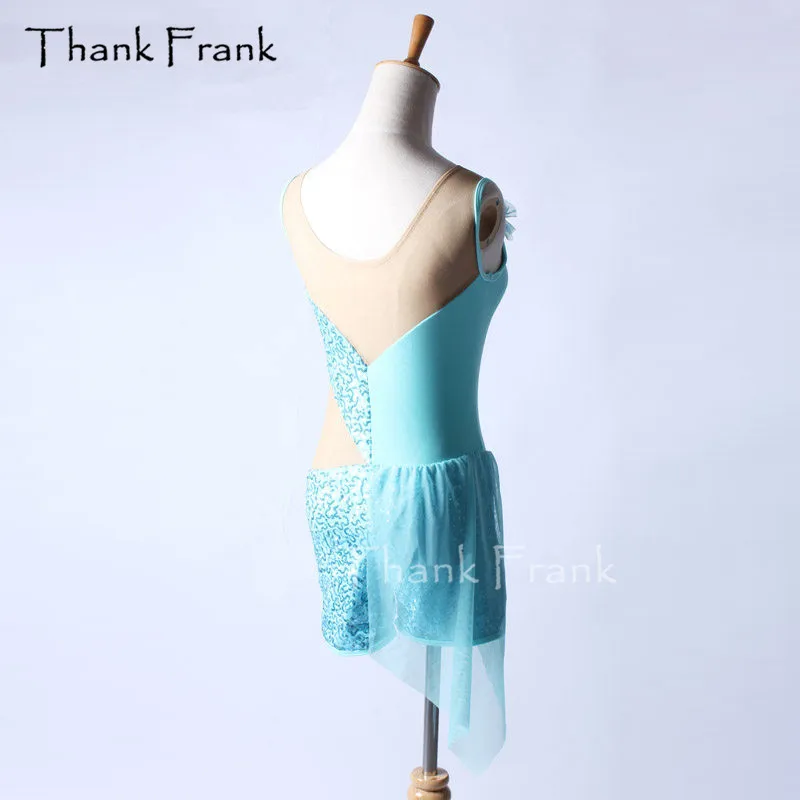 Mesh Tank Latin Dance Dress For Girls Women Fashionable Sequin Jazz Costume Thank Frank C409 Mesh Tank Latin Dance Dress For Girls Women Fashionable Sequin Jazz Costume Thank Frank C409