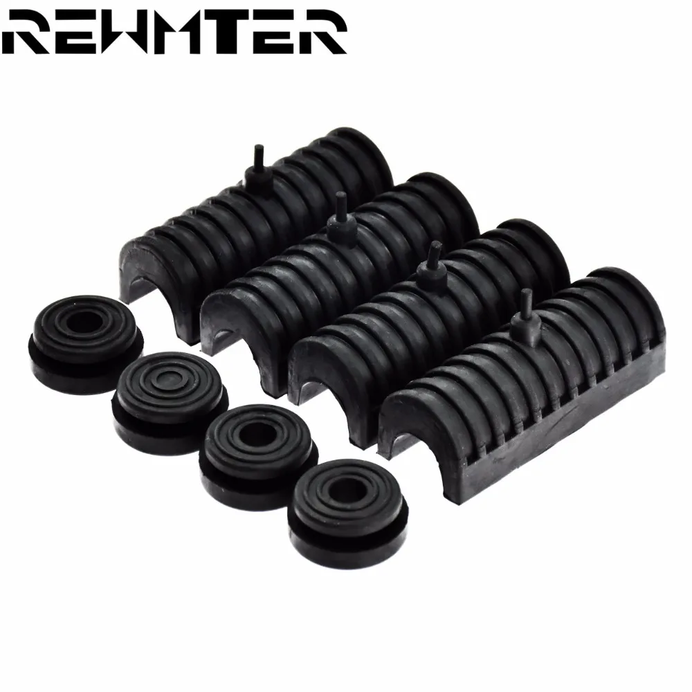 Motorcycle Hard Saddlebag Rubber Grommet Support Cushion Black For