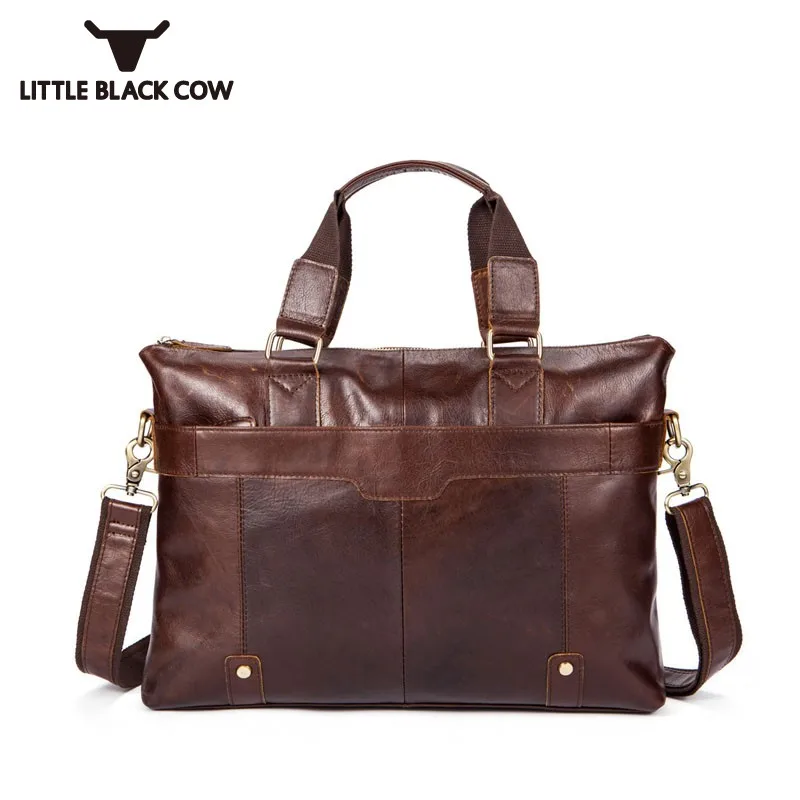 

Fashion Genuine Leather Bags For Men Retro Travel Large Business Hand Male Bag Brown High Quality Luxury Man Handbags Tote Bags