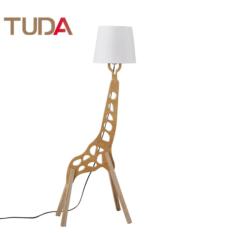 TUDA Logs современный минималистичный Настольный светильник для гостиной креативный Торшер для гостиничной спальни из цельного дерева торшер