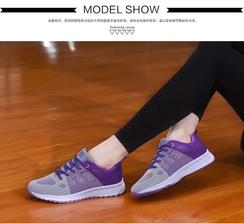 2018 - Women- casual- shoes- fashion- breathable- Walking -mesh- lace- up- flat -shoes -sneakers- women - tenis- feminino- Fast -delivery (5)