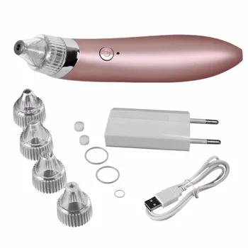 

New Arrival Portable Electric Blackhead Remover Facial Vacuum Pore Cleanser Massager Face Skin Care Cleaner Instrument EU Plug