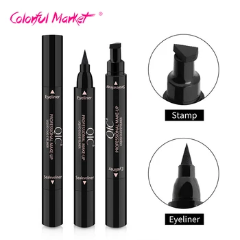

Black Waterproof long-lasting Liquid Eyeliner Long-lasting Seal Stamp Eye Liner Pen Pencil Makeup Cosmetic Tool