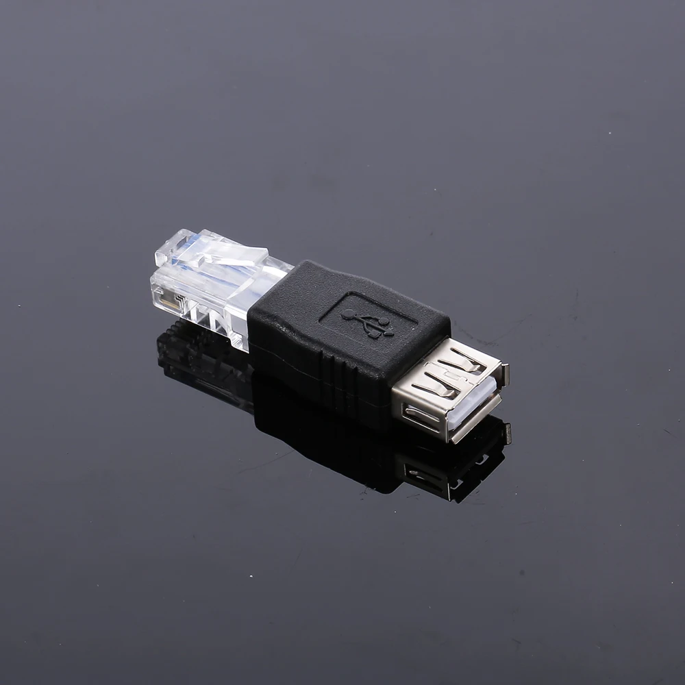 Переходник с USB на RJ45 переходник разъемом 2 0 Мама Ethernet папа разъем A 8P8C