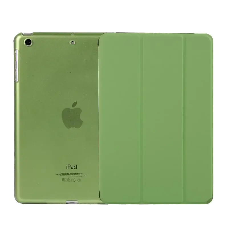 Роскошный ультра тонкий умный флип-чехол из искусственной кожи с магнитной подставкой для ipad air/ air2 и планшета ipad 9,7 и - Цвет: green