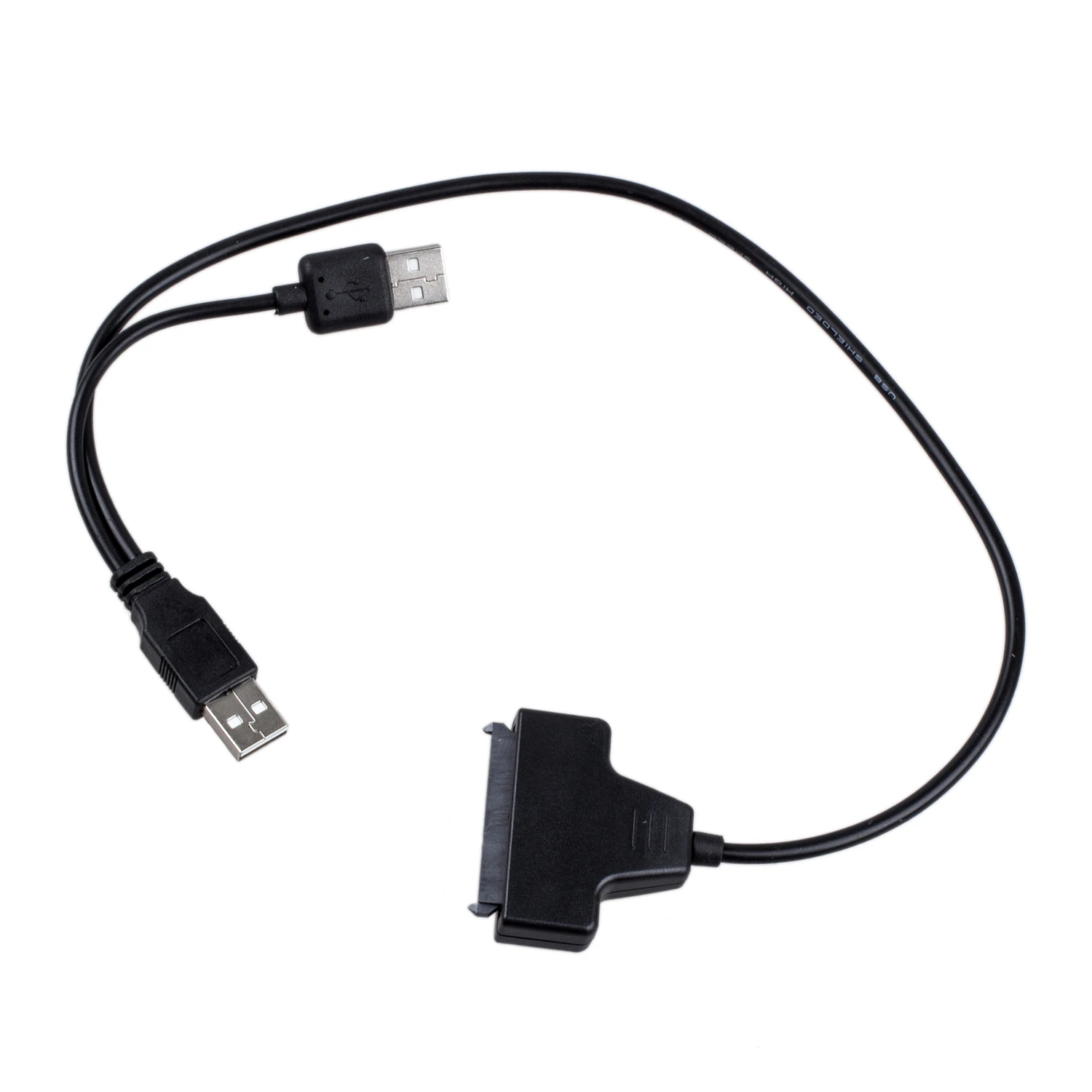 

USB 2.0 to SATA Serial ATA 15+7 22P Adapter Cable For 2.5" HDD Laptop Hard Drive