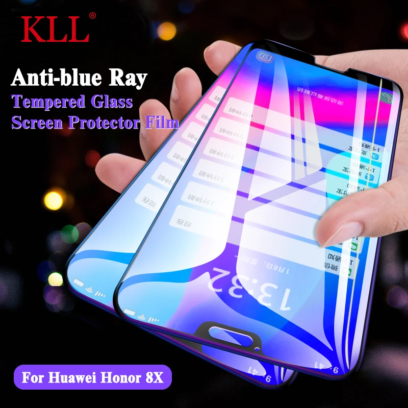 

9H Full Cover Anti-Blue Ray Screen Protector Film for Huawei Honor Play 7 Tempered Glass for Honor 9I 6A 7X 8X Protective Film