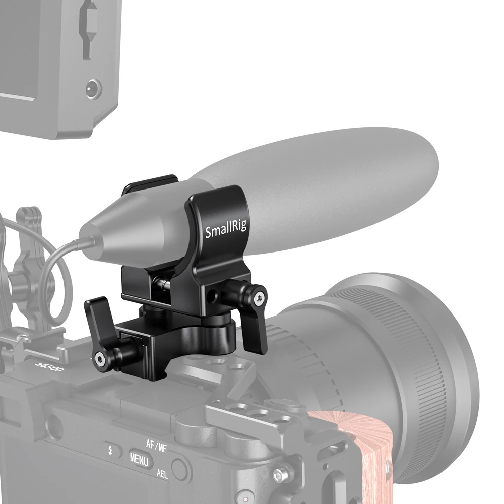 Зажим для камеры SmallRig, быстросъемный зажим Nato, крепление для микрофона, держатель микрофона fr 19-25 мм, Диаметр микрофона BSM2351