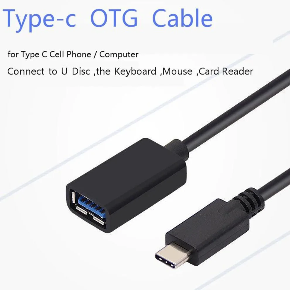Vogek USB 3,0 type-c OTG кабель для samsung Galaxy Note 9 S9 huawei P20 Mate20 USB 3,0 OTG type-C адаптер для Macbook USB C OTG