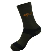 1 пара Армейский Зеленый окрашенная шерсть мериноса плотные махровые прогулочные носки Походные Носки мужские носки