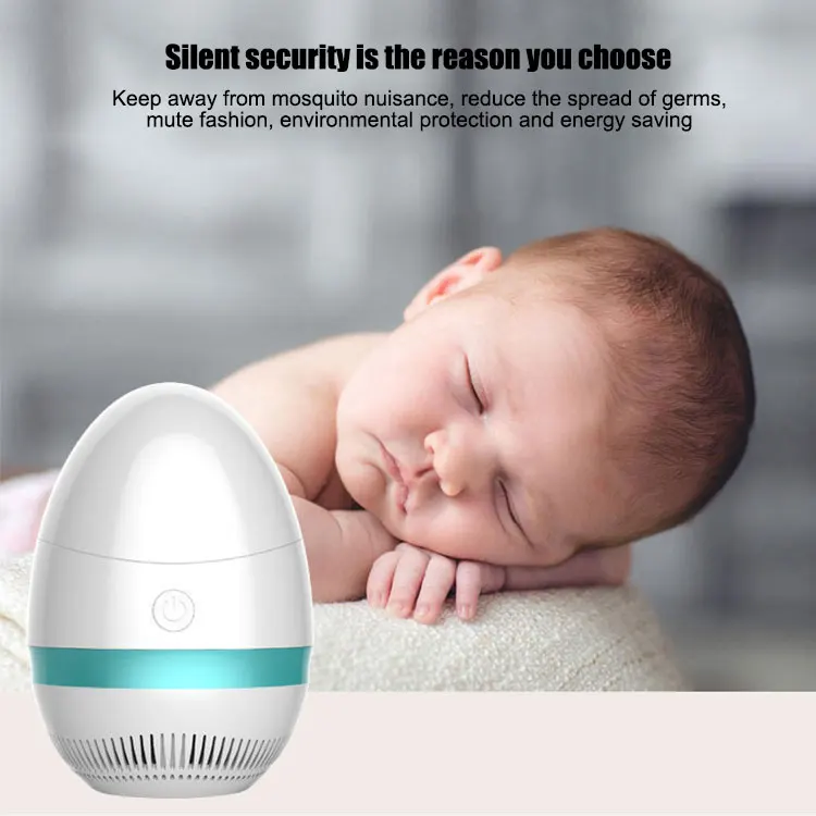 

Electronic Mute Indoor LED Light Mosquito Killer Lamp Bug Zapper Safe Powerful Mushroom Shape Useful Photocatalyst with USB