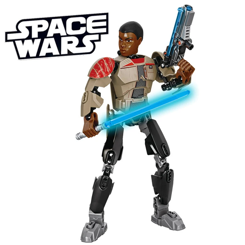 Buildable Figure Building Block Stormtrooper Darth Vader Kylo Ren Chewbacca Boba Jango Fett экшн игрушка для детей|toys for|ksz
